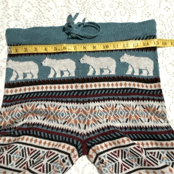 American Eagle polar bear sweater leggings size L - Picture 7 of 10